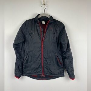 Helly Hansen H2Flow Soft-shell Jacket, Black with Red Accents, Size XS